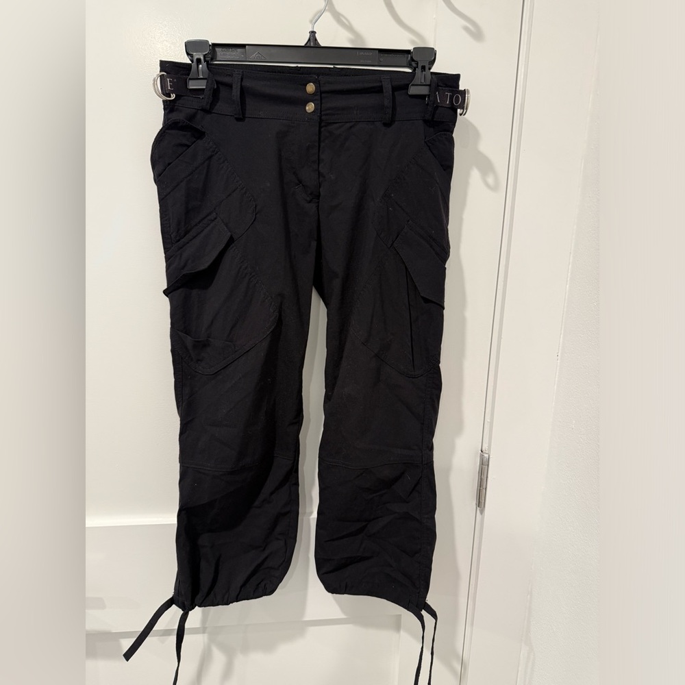 Anatomie Cropped Black Cargo Pants XS